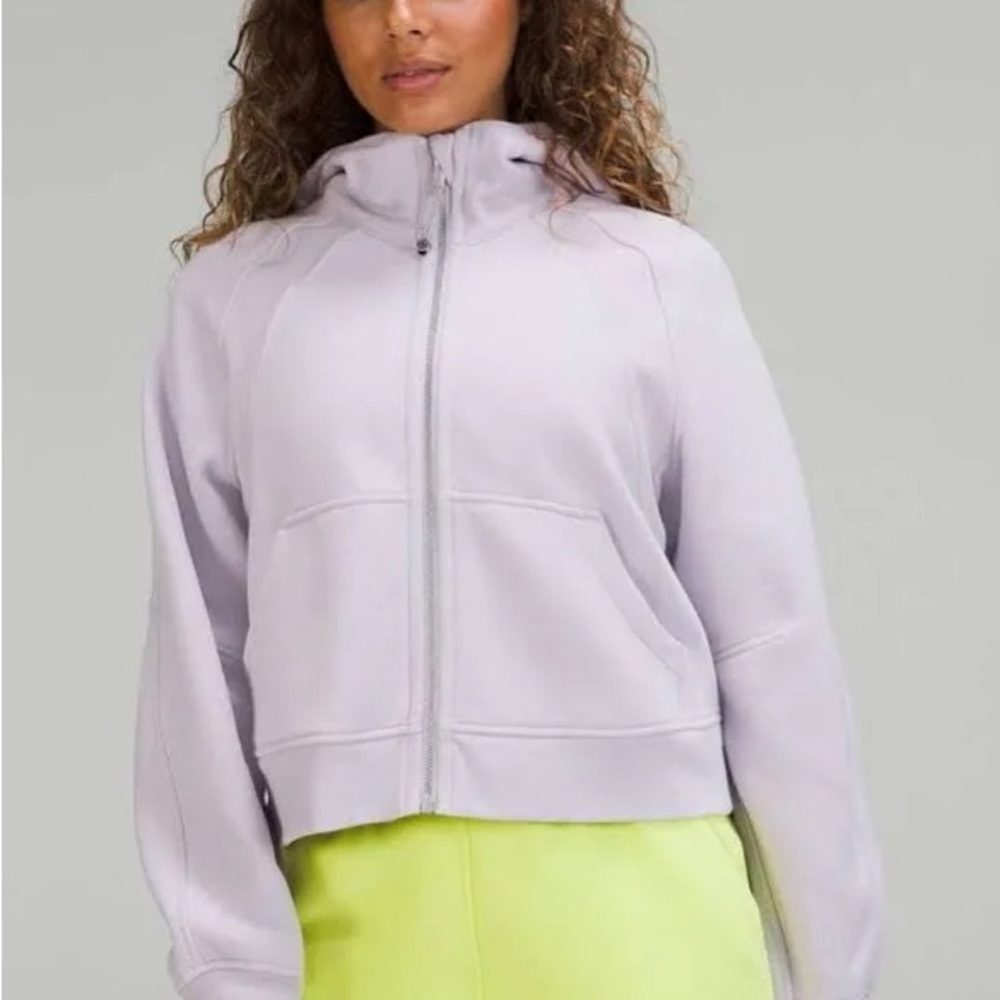 Women's LULULEMON Lavender Hoodie zip up jacket